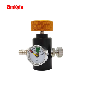 Adaptador de Recarga Rápida Sodastream de Aleación de Aluminio con Manómetro de Presión de 3000 psi, Herramienta de Carga de Cilindros QD de 8 mm, OEM Negro + Dorado - Product Image 2