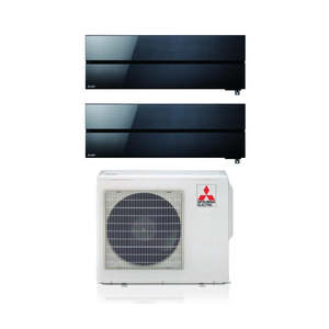 Mitsubishi Electric Dual Split Inverter Aire Acondicionado Kirigamine Style Serie 12 + 18 con Onyx Black Int de 12 a 18, 12, 12, 12, 18, 12, 12, 12, 12, 12, 12, 12, 12, 12, Int, 12, 12, 12, 12, 12, 12, 12, 12, 12, 12, Int, Inversor, Int, 12, Int, Inter, Int, 12, - Product Image 2