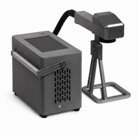Machine de marquage laser à fibre portative, marqueur laser portable pour le marquage du métal et du plastique