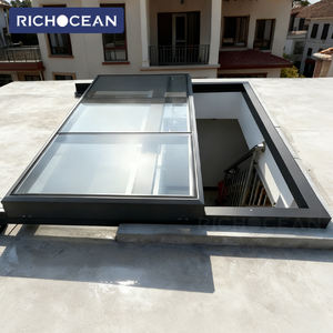 Fenêtre de toit électrique en aluminium de style américain RICHOCEAN, double vitrage Low-E, pour évacuation des sous-sols et extérieur - Product Image 4