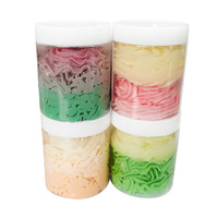 Krim Tubuh Organik Grosir Multiwarna Melembapkan Menutrisi Semangka Blueberry Vanila Delima Vegan Body Butter Krim Kocok