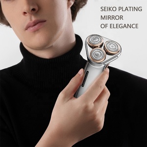Rasoir électrique allemand de conception allemande, 700 mAh, utilisation humide et sèche, rasoir portable à trois lames, interrupteur à glissière agile, nouveau rasoir à barbe - Product Image 4