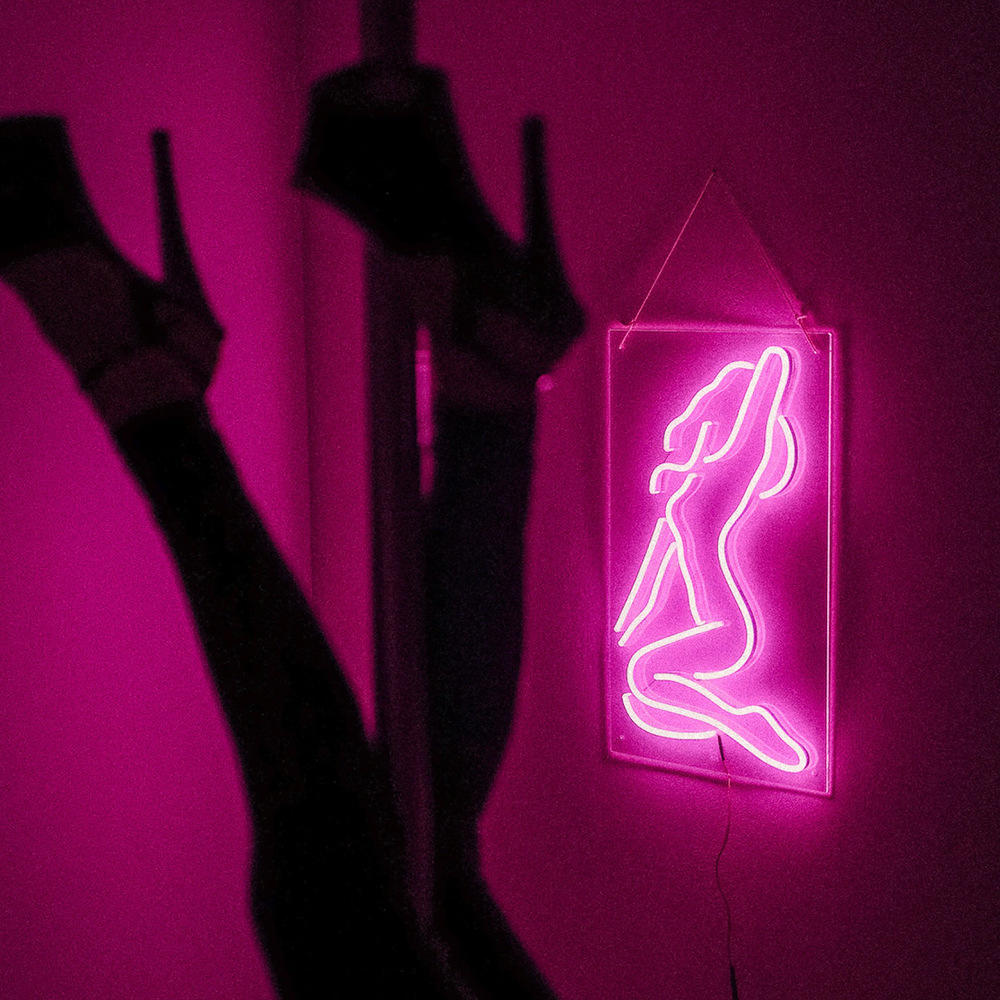 Sexy Lady Sign for Holiday Bar Shop Window Decor - Neon