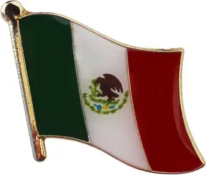 Mexico булавка для кантри-булавки с использованием клея и материал из цинкового сплава для украшения одежды