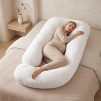 Oreiller de soutien corporel pour femmes enceintes, couleur unie, OEM, pour allaitement, soutien lombaire, coussin de sommeil, oreiller de maternité