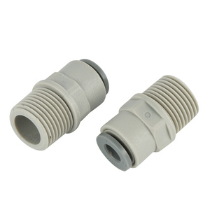 Bán Hot OEM Nam thẳng nối 1/4 1/8 inch đẩy phù hợp với bộ chuyển đổi chủ đề nước Push-in ống phụ kiện - Product Image 3