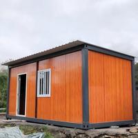 Casa Tradicional Bonita y Ecológica de 2 Dormitorios, Casa Pequeña de 20 Pies sobre Ruedas, Estructura Desmontable Tipo Contenedor