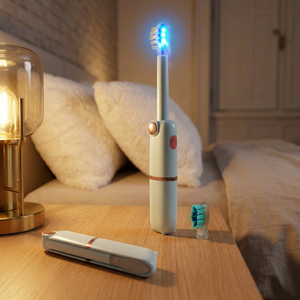 Brosse à dents sonique électrique de voyage - Étanche, pliable, autonomie de 30 jours, usage domestique - Product Image 2