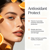 Crème Visage Éclaircissante à la Vitamine C Hydratant Facial Soin Anti-Taches Unifie le Teint Peau Lisse et Éclatante Marque Privée