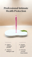 Gel de soin intime professionnel pour femmes avec formule antibactérienne sûre certifiée ISO pour l'entretien de la santé vaginale