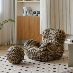 Sillón Moderno Mom's Embrace, Diseño Integrado de Algodón, Puede Sentarse o Recostarse, Mueble de Lujo para Sala de Estar, Balcón o Hogar, Sofá Individual - Product Image 3