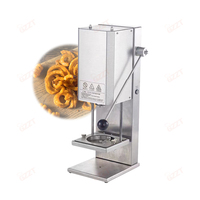 Restaurant Fried Food Store 110v 240v Twist Machine à frites bouclées Machine à couper les chips de pommes de terre en spirale