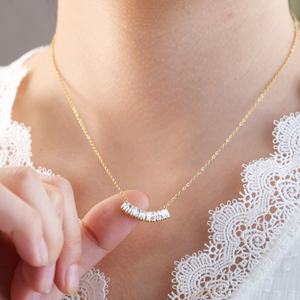 Parures de bijoux tendance en acier inoxydable hypoallergénique plaqué or PVD 14k 18k avec zircon, anti-ternissement, pour femmes - Product Image 4