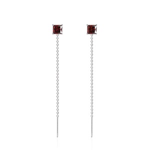 Nuevos Pendientes Largos con Borlas Plateadas, Múltiples Colores, Microincrustaciones de Circonio, para Mujer - Product Image 3
