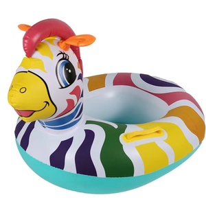 Gran oferta 2024, anillos de natación inflables para niños, asiento de Pvc, Animal de dibujos animados, anillo de asiento para bañera de bebé - Product Image 3