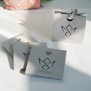 Custom Logo <b>Small</b> Gift <b>Bag</b> Paper Texture Jewelry Shopping <b>Bag</b> Die-cut Ribbon Handle <b>Bag</b> Jewelry Paper <b>Bags</b> for <b>Small</b> Business - Product Image 2