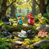 Vente en gros de figurines authentiques du petit dragon sans dents, de la série Comment dresser votre dragon, boîte mystère, figurines décoratives, jouet tendance, cadeau