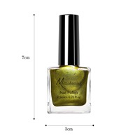 Vernis à ongles métallique miroir, sans cuisson, séchage rapide, longue durée, multicolores, brillant