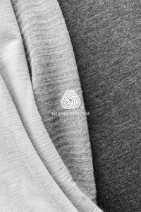 Tejido de Punto RIB 100% <span class=keywords><strong>Lana</strong></span> <span class=keywords><strong>Merino</strong></span> Certificada RWS - Tejido de Punto Suave y Cómodo para Contacto con la Piel - Product Image 5