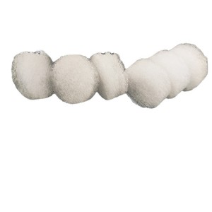 Coton filtrant non tissé 33 mm blanc, matériau de filtration d'air pour concentrateur d'oxygène et nébuliseur - Product Image 2
