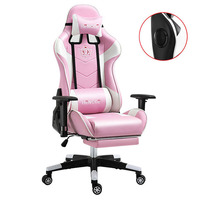 Chaise de jeu VR avec haut-parleur BT réglable de vente en ligne du fabricant chinois chaise de joueur d'ordinateur PC en cuir synthétique