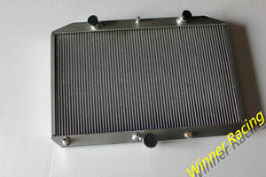 Radiador de refrigeración del motor Fit Ja Guar 1971/<span class=keywords><strong>E</strong></span>-Type Serie 3 III <span class=keywords><strong>V12</strong></span> 5.3L a 1974-Aluminio 56mm - Product Image 2