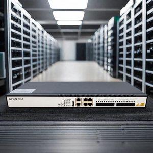 Hosecom Haute Qualité FTTH 10G SFP + 4-Port PON GPON OLT Uplink 4-Port pour + 10G SFP + Modèle GT0412 Garantie de 5 ans - Product Image 1