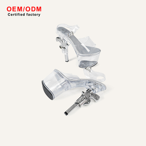 Sandales à talons hauts en cristal à talon <span class=keywords><strong>de</strong></span> pistolet en forme spéciale pour femmes modèle <span class=keywords><strong>de</strong></span> voiture d'été tout-match chaussures <span class=keywords><strong>de</strong></span> <span class=keywords><strong>mariage</strong></span> Sexy chaussures <span class=keywords><strong>de</strong></span> marque pour femmes - Product Image 3