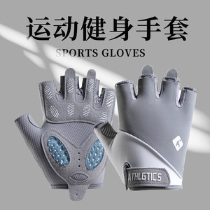 Wholesale OEM Custom High Quality New Design Fitness Climbing Hiking Half Finger Outdoor Breathable Lightweight Sport <b>Cycling</b> - Product Image 5
