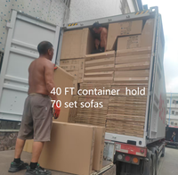 Ensemble de canapés modulaires en cuir modernes KD pour la réception, les bureaux, les halls d'hôtel et les salles d'attente