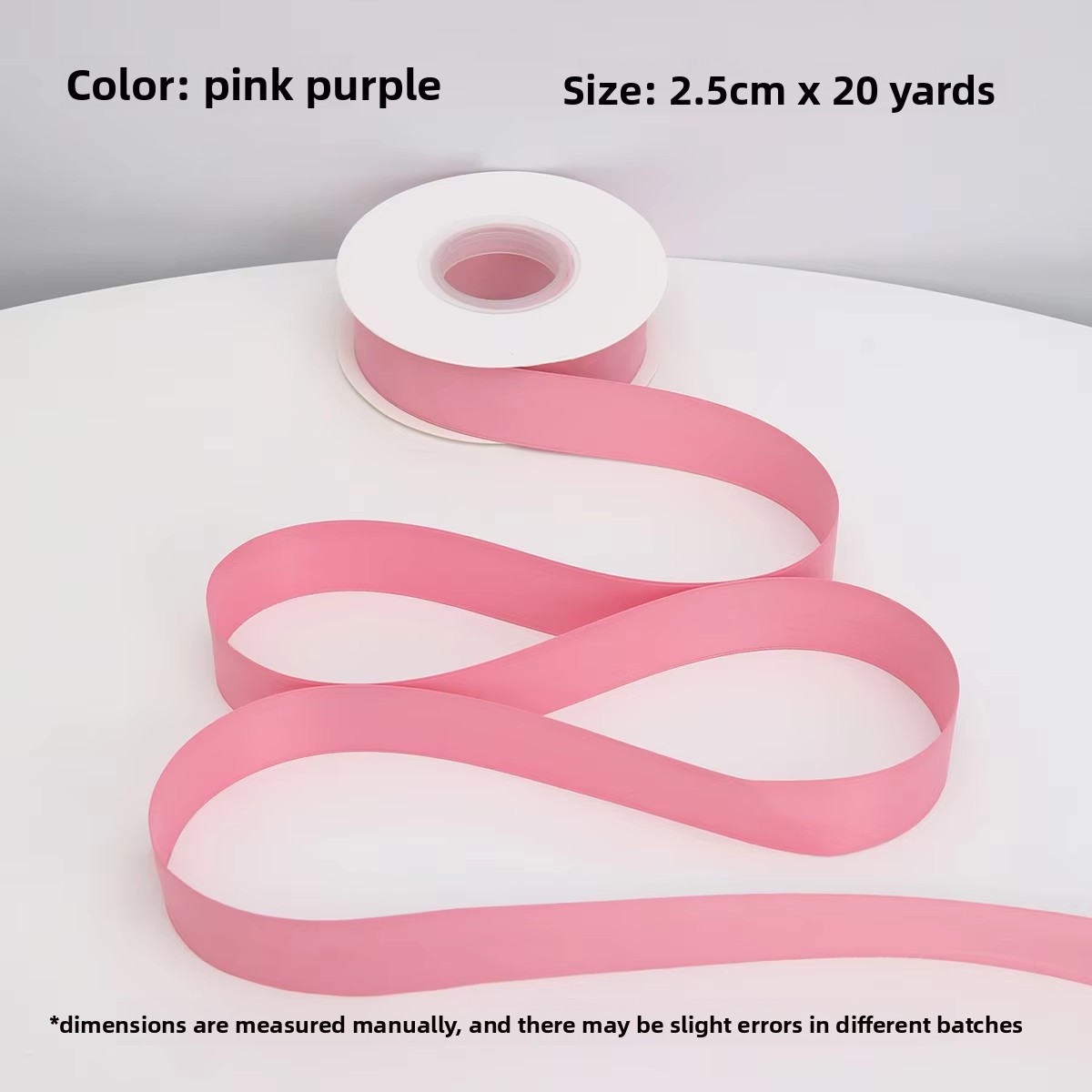 2,5 cm [rose violet] 20 mètres