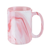 PYD Life Fabricant Porcelaine de 15oz Blanc Personnalisé Logo Personnalisé Imprimé Noël Sublimation Tasse En Céramique Tasses À Café