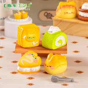 Simulation de micro-paysage Weij, adorables petits animaux, desserts, petits pains, jouets alimentaires, décorations <span class=keywords><strong>DIY</strong></span>, sachets surprises, à suspendre - Product Image 5