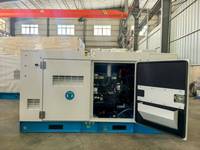 Groupe électrogène diesel industriel personnalisé XPC30 de type ouvert 27kW 33.75kVA triphasé avec moteur Cummins et alternateur Leroy Somer 100kW 15kW