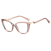 Monture de lunettes optiques Partagas en TR90 œil de chat avec charnière à ressort, anti-lumière bleue, pour femmes