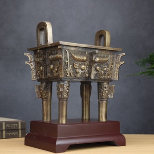 Adornos de Bronce de la Boutique Jingciren, Adornos Antiguos de Luoyang Fang, Decoración Retro para el Hogar de Caiyuan, Regalos para la Oficina - Product Image 6