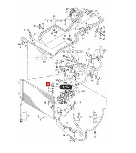 4F0959126A Interruptor de presión de aire acondicionado Sensor de CA 4H0959126 para <span class=keywords><strong>Audi</strong></span> VW Golf Touareg 4H0959126B - Product Image 5