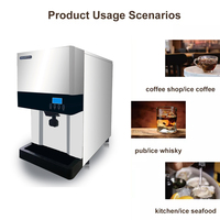 Distributeur de glace/eau de comptoir 90kg / 24h pour boissons froides distributeur d'eau Portable Machine à glace avec fonctions multiples