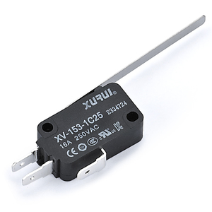 Xurui V-163 <span class=keywords><strong>Micro</strong></span> chuyển đổi bản lề dài LEVER spdt 12V nhựa <span class=keywords><strong>Micro</strong></span> chuyển đổi với đối với ul TUV KC CE CCC phê duyệt - Product Image 2