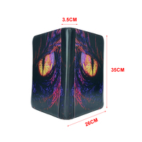 Carpeta de Cartas Coleccionables Personalizada al por Mayor con 9 Bolsillos, Cubierta de PU, Álbum de Cartas Coleccionables para TCG y Cartas con Fundas