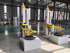 Mini <b>Pallet</b> Stretch Wrapper/ Small Carton Box Packing Machinery Carton Wrapping Machine - Product Image 4