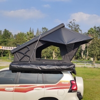Tente de toit rigide légère à charnière en X pour une personne, pour l'extérieur, quatre saisons, imperméable, à montage rapide