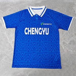 Youth Custom <b>Men</b> Sublimated Soccer Jersey Trendy Streetwear Embroidered Logo <b>Retro</b> Football Polo <b>Shirt</b> - Product Image 3