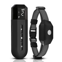 Collier de dressage pour chien à double canal avec lampe torche, en plastique, étanche IP67, portée de 1000 m pour l'entraînement d'obéissance en extérieur