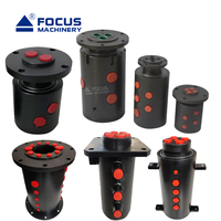 Raccord Rotatif Multivoies Haute Pression Multicircuit à Huile Hydraulique, 2,3,4,6,8,9 voies Raccord rotatif