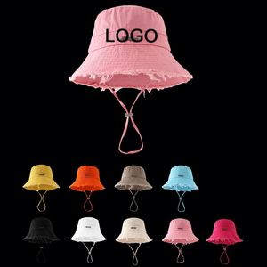 Chapeau Bob de Pêcheur Personnalisé OEM 100% Coton avec Broderie Logo Personnalisée Unisexe pour Usage Quotidien en Extérieur, Cyclisme, Pêche, Fêtes, Réglable - Product Image 1