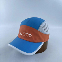 Casquette de baseball sans couture avec découpe laser, casquette imperméable à 5 panneaux pour le golf, le camping et la course à pied
