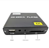 Mini Reproductor Multimedia HD 1080P con Pantalla AD, USB, Video Multimedia, HDD, Reproductor de Video AV IR MKV/SD/MMC/AV/Reanudación Automática, Hecho en Shenzhen