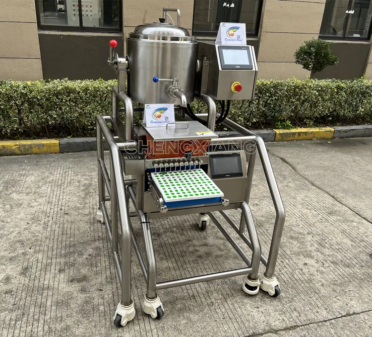 Easy set up automatic tabletop automatic soft hard candy making machine