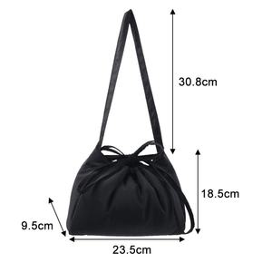 Multifunctional New Purses Shoulder Bag Pu Leather <b>Crossbody</b> Bag Chain Bucket Bowknot <b>Handbag</b> for Women - Product Image 1